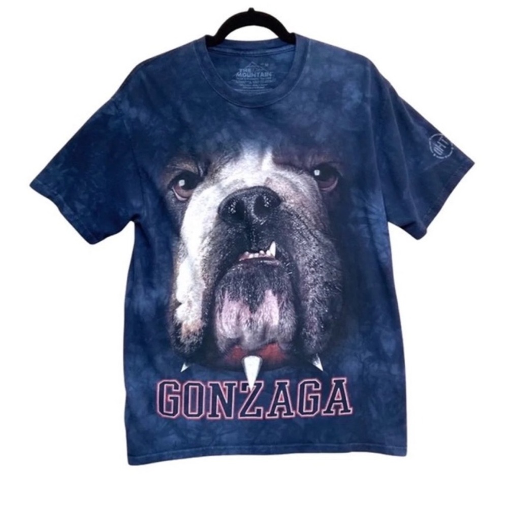 The Mountain Gonzaga Bulldogs navy blue tee size medium